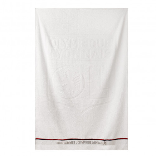Drap de bain Nous sommes L'Olympique Lyonnais. - Taille - Unique