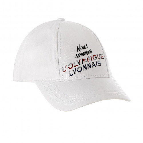 Casquette Relief OL Blanc Enfant - Taille - Unique