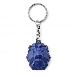 Porte-clés 3D Lion Pop Bleu
