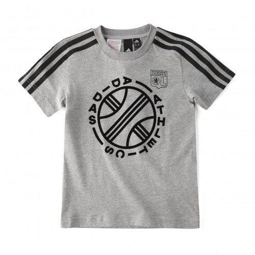 T-Shirt Junior ID GRAPHIC Gris - Taille - 5-6A