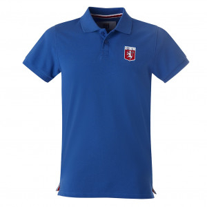 OL polo shirt royal blue vintage logo