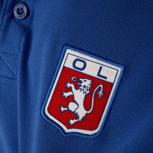Polo OL bleu royal logo vintage