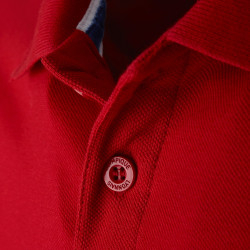 Polo OL rouge logo vintage