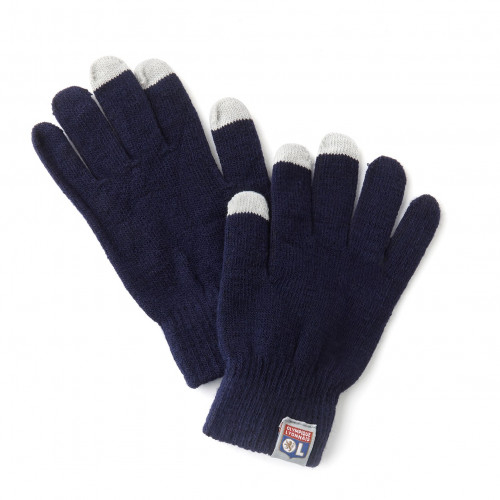 Navy blue touch gloves - Olympique Lyonnais