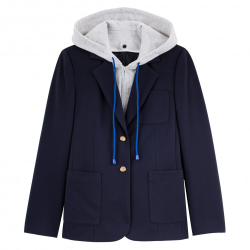 Veste sweat à capuche marine LR x OL - Taille - 42