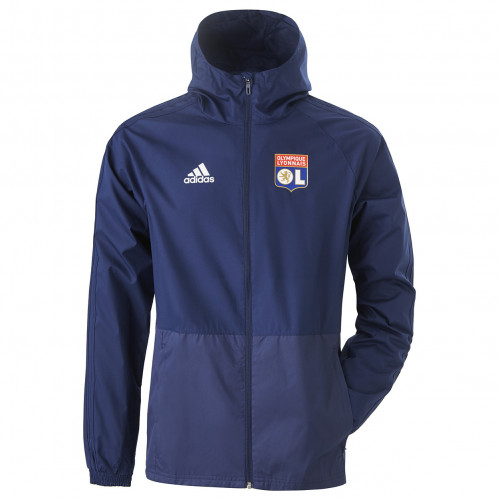 Coupe vent bleu marine OL adidas 19/20