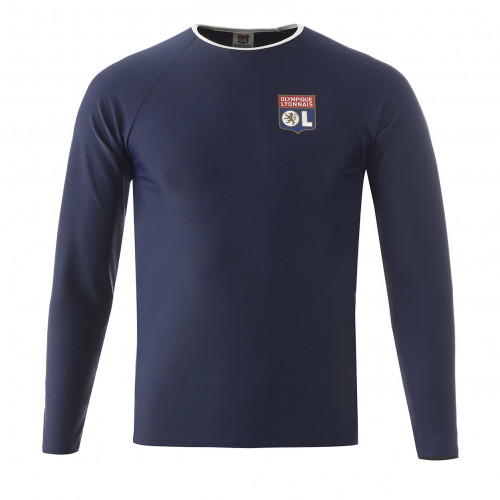 T-shirt anti-UV bleu marine OL Junior - Taille - 5-6A
