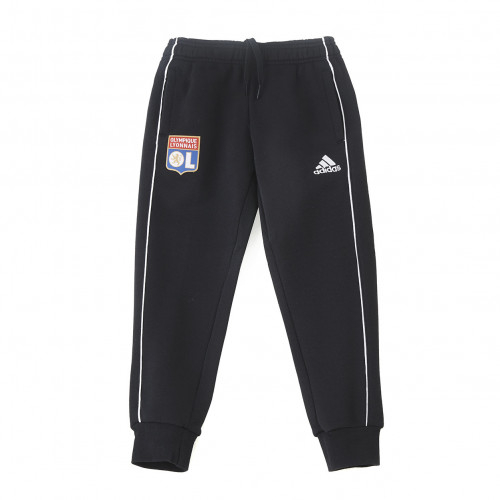 Pantalon détente molleton noir Junior OL adidas 19-20 - Taille - 15-16A