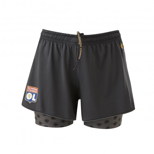 Short TrainingTeck gris Femme
