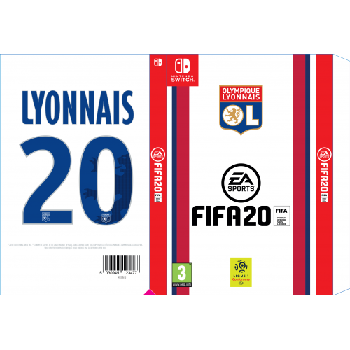 FIFA 20 Nintendo switch collector Olympique Lyonnais
