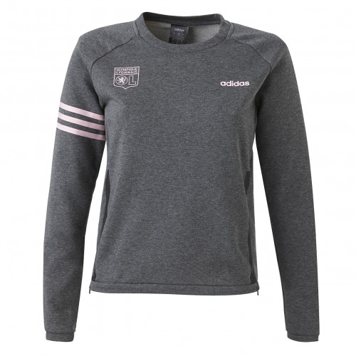 Sweat Gris adidas Femme CREW - Taille - 2XS