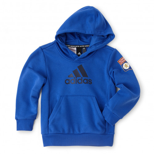 Sweat à capuche Bleu adidas enfant - Taille - 7-8A