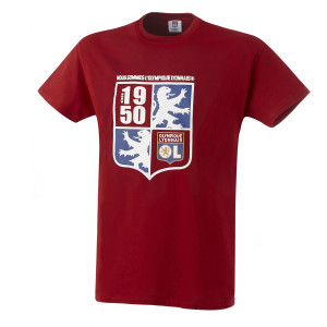 T-shirt Nous sommes l'Olympique Lyonnais Adulte Rouge