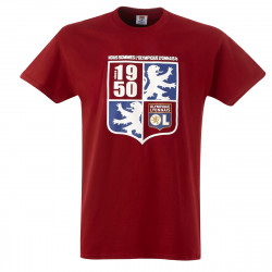 T-shirt Nous sommes l'Olympique Lyonnais Adulte Rouge