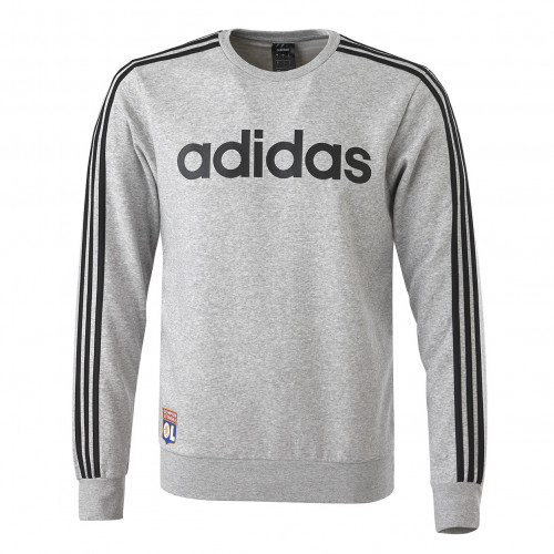 Sweat homme adidas 3 bandes gris - Taille - 2XL