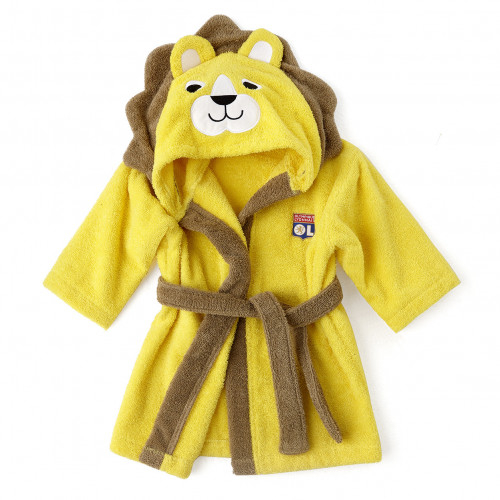 Peignoir lion bébé OL - Taille - 6-12M