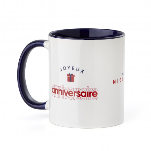 Mug personnalisable Joyeux anniversaire