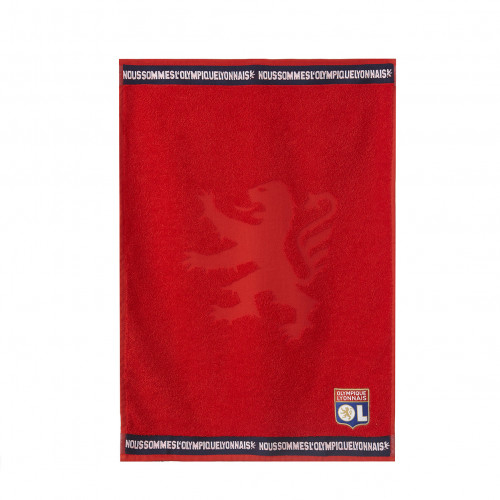 Serviette rouge OL - Taille - Unique