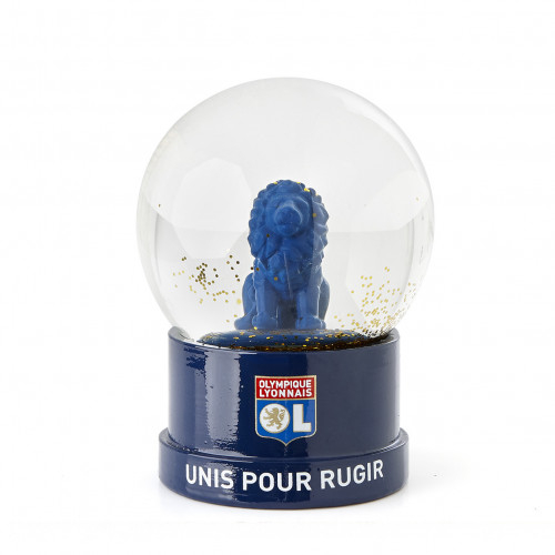 Olympique Lyonnais Boule à Neige Lion 3D
