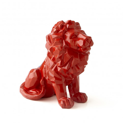 Statue Lion rouge 16CM