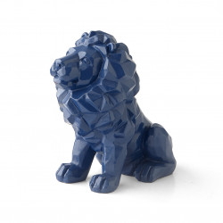 Statue Lion Bleue 16CM