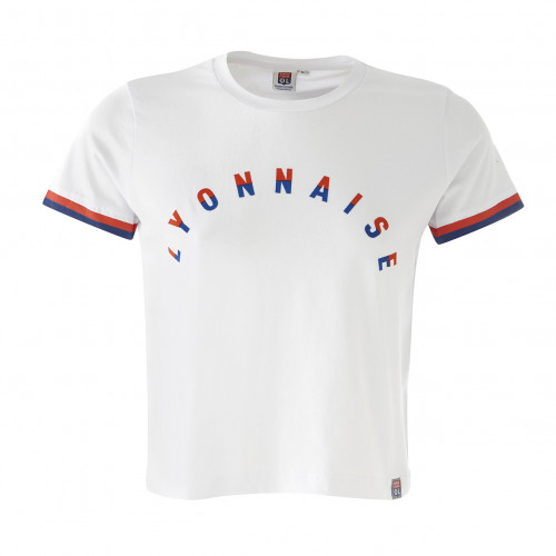 T-shirt blanc manches courtes Lyonnaise - Taille - XL