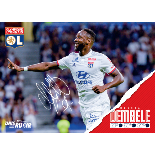 Carte postale Dembélé 19/20 - Taille - Unique