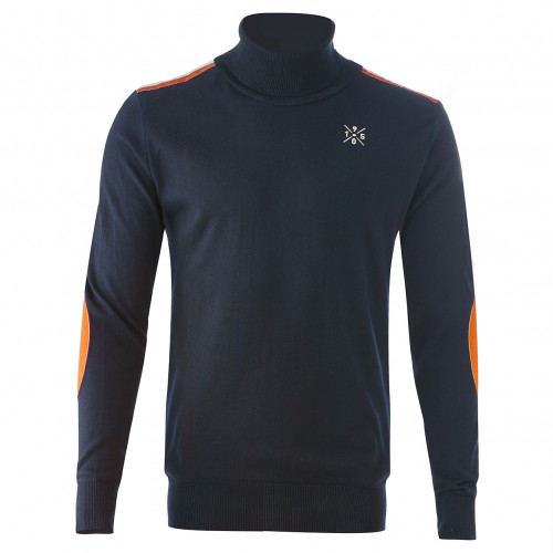 Pull col roulé marine homme 1950 - Taille - 2XL