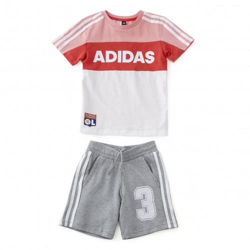 Ensemble adidas fille rose - Taille - 5-6A