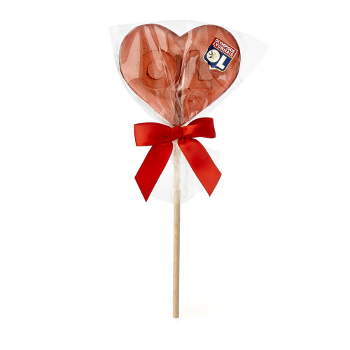 Candy heart lollipop OL - Olympique Lyonnais