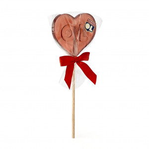Sucette bonbon cœur OL - Olympique Lyonnais