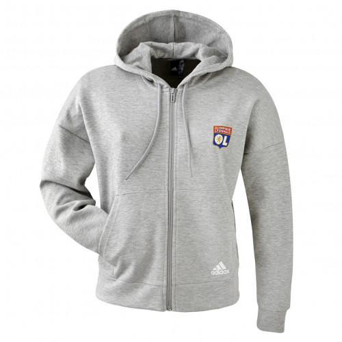 Veste à capuche Femme Adidas 3 bandes