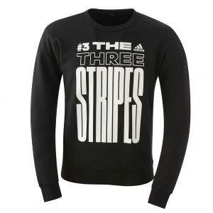 adidas Women's 3-Stripes Sweatshirt in Black