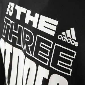 Adidas Unisex Black 3-Stripes Sweatshirt - Olympique Lyonnais
