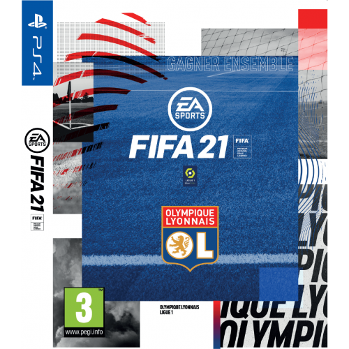 Jeu FIFA 21 PS4 + Fourreau Olympique Lyonnais - Taille - Unique