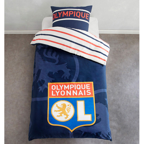 Parure de lit bleu marine 1 place - Taille - Unique