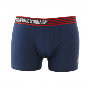 Boxer Olympique Lyonnais bleu et rouge JR