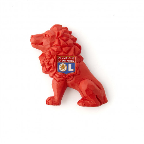 Magnet lion rouge - Taille - Unique