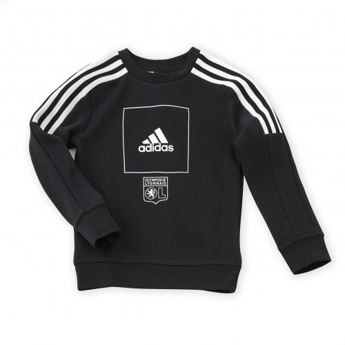 Sweat noir Junior adidas - Taille - 3-4A
