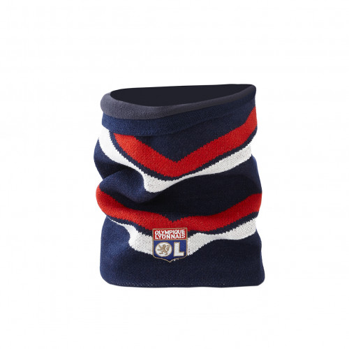 Snood bleu marine motif chevron OL - Taille - Unique