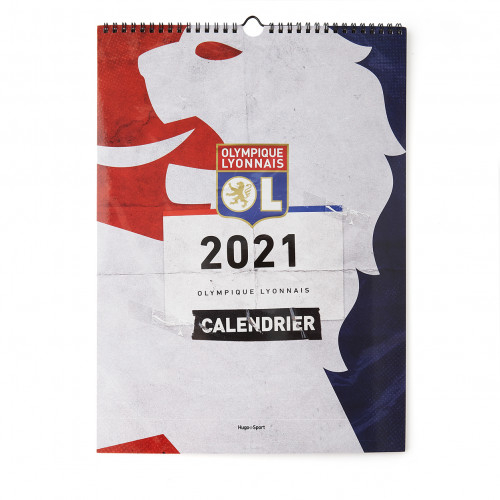 Calendrier Mural Joueurs 2021 - Taille - Unique