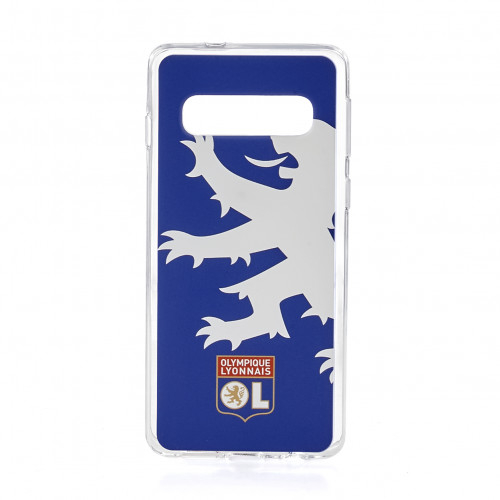 Coque bleu lion OL Galaxy S10 - Taille - Unique