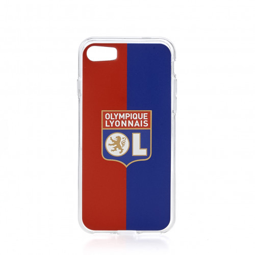 Coque rouge et bleue OL IPhone 7 - Taille - Unique