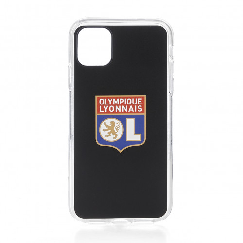 Coque noire logo OL IPhone 11 - Taille - Unique