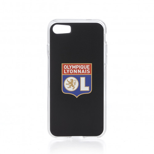 Coque noire logo OL IPhone 7 - Taille - Unique