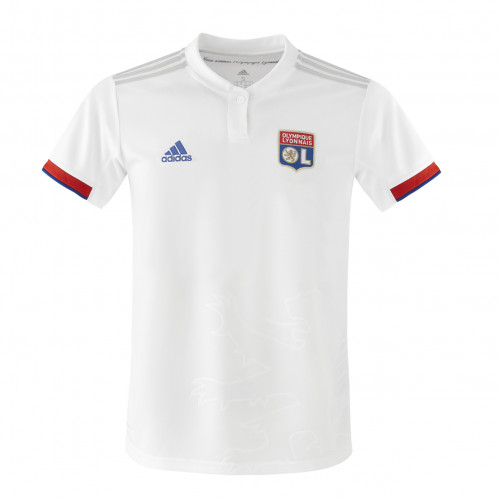 Maillot domicile sans sponsors Junior OL adidas 19-20 - Taille - 9-10A