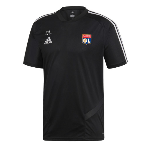 Maillot entrainement synthétique noir staff tiro adidas 19-20 - Taille - XL