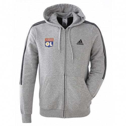 Veste à capuche gris homme - Taille - XL
