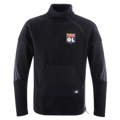 Sweat Polaire FI 1/4 Zip Noir Homme