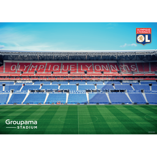 Poster Groupama Stadium Vue Intérieure 21-22- Taille - Unique